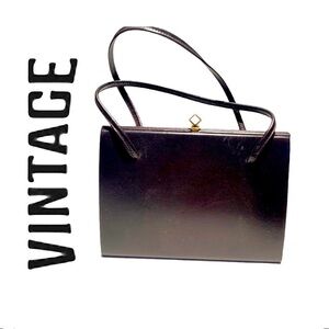 Bambergers Made in England Vintage Top Handle Handbag